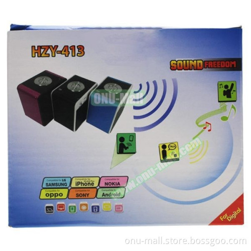 Newest Surport TF Card, FM Radio, Self Timer and Self Shutter Portable Mini Bluetooth Speaker for Mobile Phones etc
